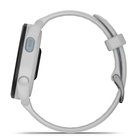Smartwatch garmin forerunner 165 43mm blanco reloj inteligente para correr con gps - pantalla táctil amoled - métricas optimizad