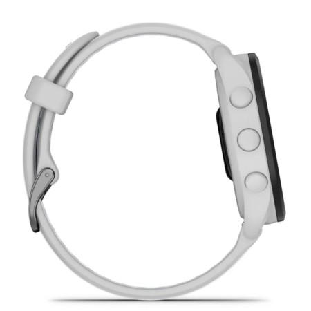 Smartwatch garmin forerunner 165 43mm blanco reloj inteligente para correr con gps - pantalla táctil amoled - métricas optimizad