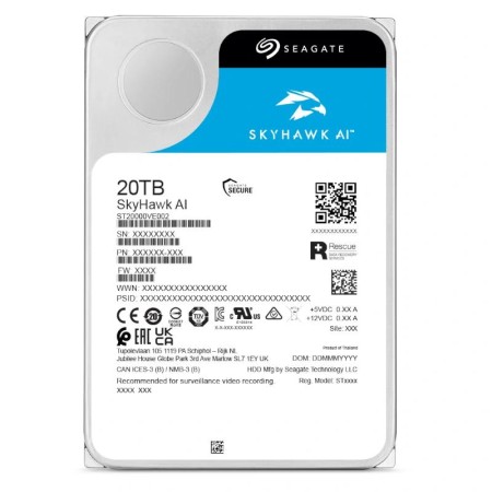 Seagate SkyHawk AI ST20000VE003 20TB 3.5″ SATA3