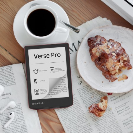 Libro electronico ebook pocketbook verse pro ereader 6 pulgadas 16 gb rojo - passion red