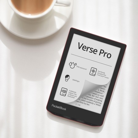Libro electronico ebook pocketbook verse pro ereader 6 pulgadas 16 gb rojo - passion red