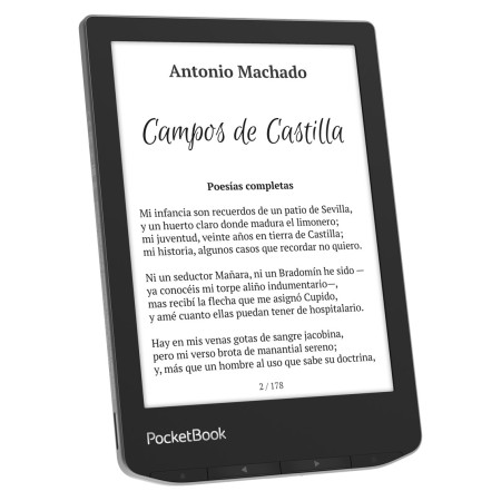 Libro electronico ebook pocketbook verse 6 pulgadas 8gb gris niebla - mist grey
