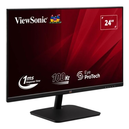 Monitor led gaming 24 pulgadas viewsonic va2432 - h - 2 ips - fhd - hdmi - vga - 75hz - 7ms