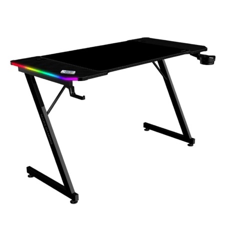 Mesa mars gaming ergo rgb 120x60cm negra  alfombrilla