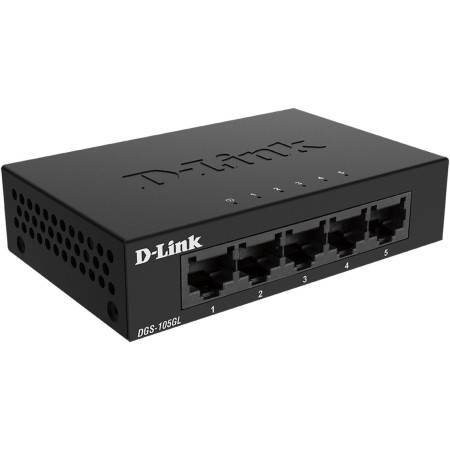 Switch d - link 5 puertos gigabite plug & play metal