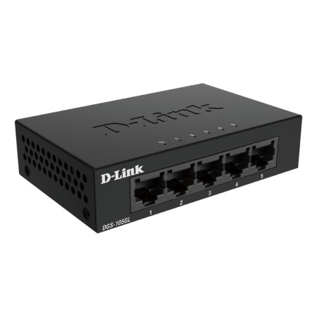 Switch d - link 5 puertos gigabite plug & play metal