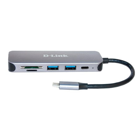 D-Link DUB-2325 5-in-1 USB-C Hub Card Reader