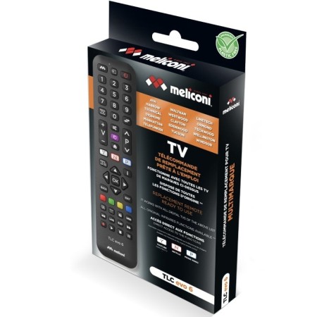 Mando Universal TLC Evo 6 pata TV/ Compatibilidad Segun Especificaicones