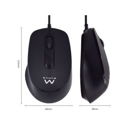 Kit teclado + mouse raton ewent ew3006 usb escritura silenciosa