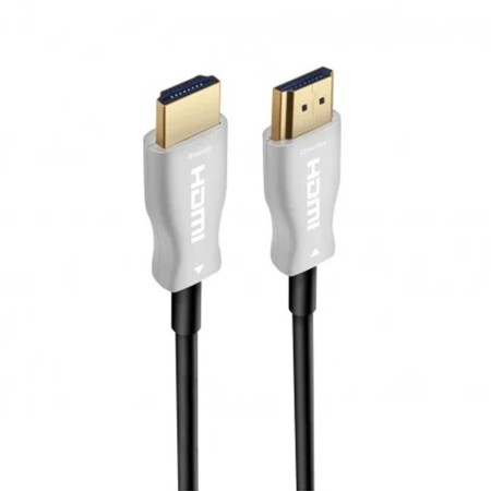 Cable hdmi ewent 4k uhd fibra optica hibrido 20m - macho - macho