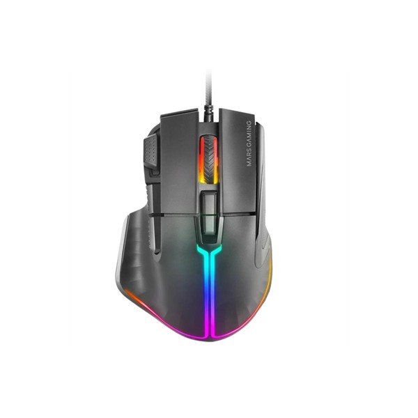 Mouse raton mars gaming mmxt rgb 12800 dpi ergonomico