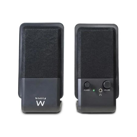 Altavoces ewent 2.0 ew3528 negro