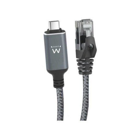 Cable red ewent latiguillo rj45 a usb tipo c ftp cat6 1.5m