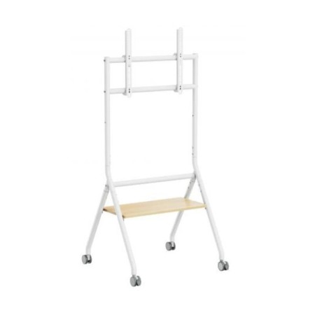 Soporte suelo con ruedas ewent vesa hasta 86 pulgadas 600x400mm max 80kg