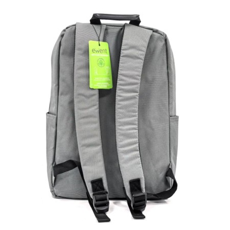 Mochila unisex ewent urban business para portatil 16.1 pulgadas gris