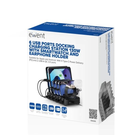 Docking station ewent ew1335 6 en 1