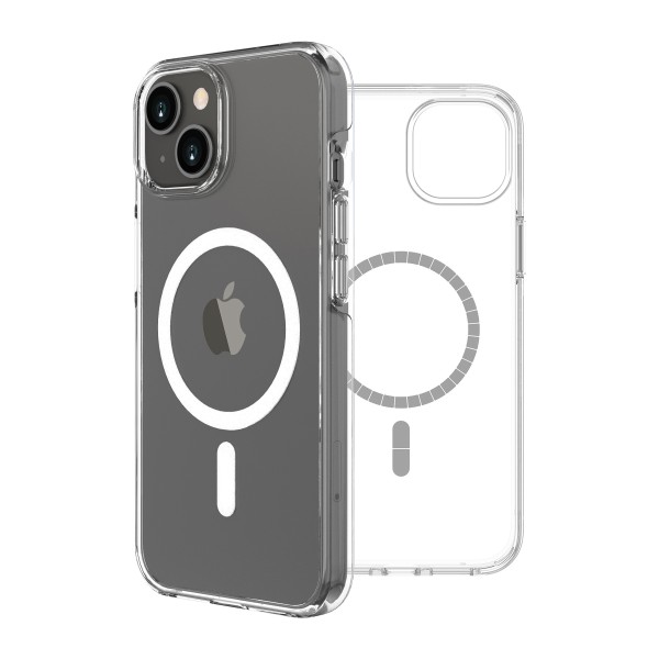 Carcasa myway magsafe para apple iphone 14 transparente