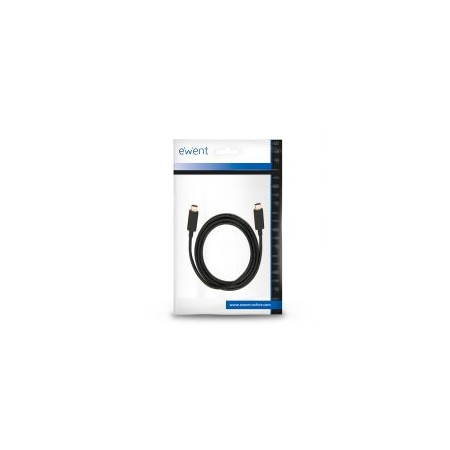 Cable de carga usb tipo c ewent ec1045 100w macho macho 1 metro