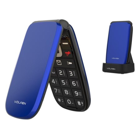 Telefono movil volfen astro flip 4g azul