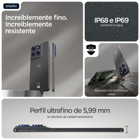 Movil motorola moto edge 70 5g 12 - 512gb gris