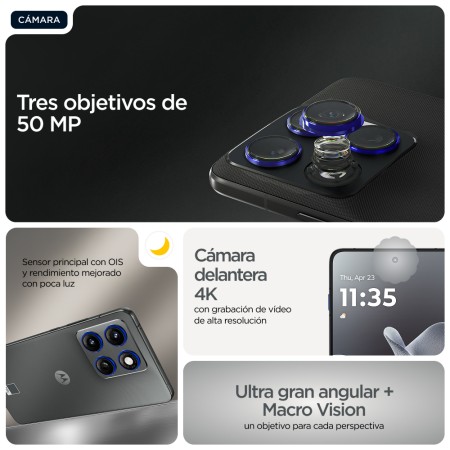 Movil motorola moto edge 70 5g 12 - 512gb gris