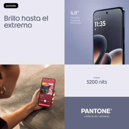 Movil motorola moto edge 70 pro 5g 12 - 512gb azul