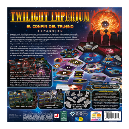 Juego de mesa el confín del trueno