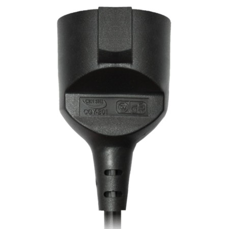 Cable prolongador de corriente silver electrics 10m - 3x 1.5mm - 250v - 16a - 3.500w negro