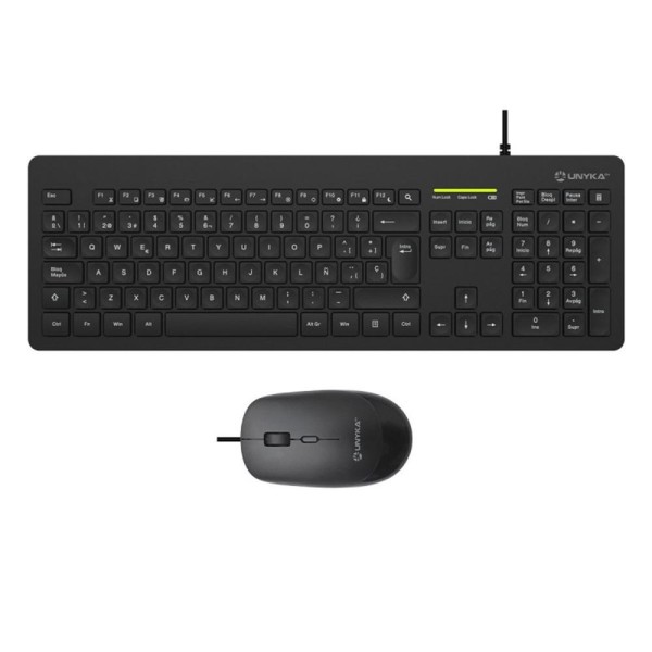 Teclado  raton unykach mk211 pro slim