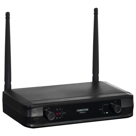 Micrófono Inalámbrico Doble Mano y Petaca UHF Fonestar SONAIR-2MP/ Incluye Receptor
