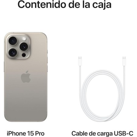 Apple iphone 15 pro 5g 128gb titanium acondicionado