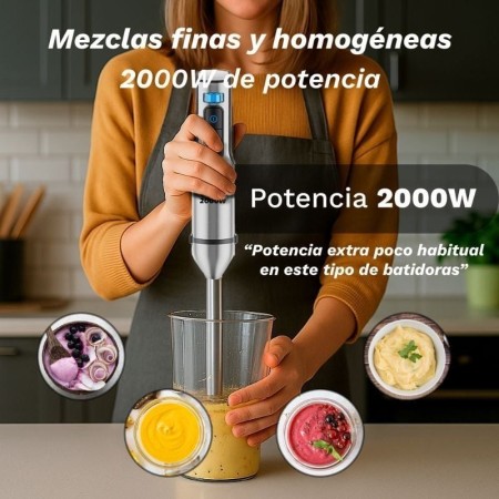 Batidora de mano Grunkel BM-2000EXTREME/ 2000W/ Capacidad 0.8L