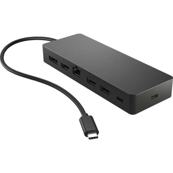 Docking USB Tipo-C HP 50H98AA/ 2xUSB/ 1xHDMI/ 1xRJ45/ 1xDisplayPort/ 1xUSB Tipo-C/ Negro