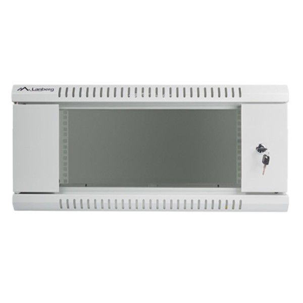 Armario lanberg 19 pulgadas 4u -  600x600 gris