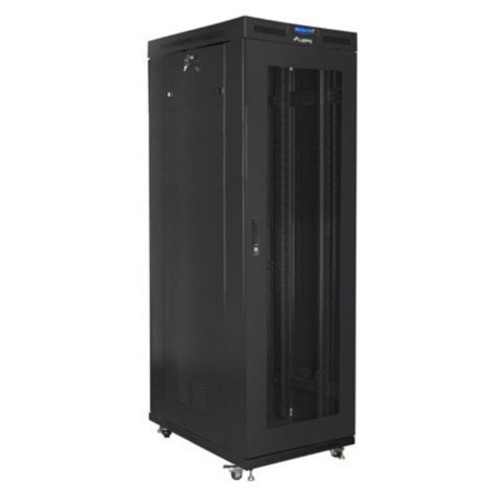 Armario lanberg 19 pulgadas 27u -  800x1000 negro