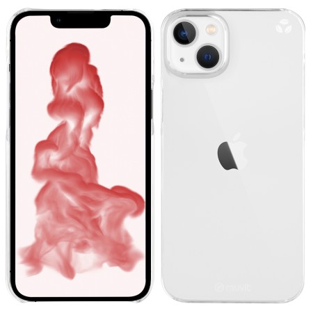 Funda muvit recycletek para apple iphone 14 plus transparente antibacterias