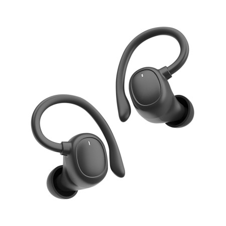 Auriculares Deportivos Bluetooth Muvit iO Smart True Wireless Sport ENC con estuche de carga/ Autonomía 6h/ Negros