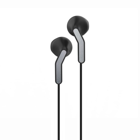 Auriculares Intrauditivos Muvit For Change MCHPH0001/ con Micrófono/ Jack 3.5/ Negros
