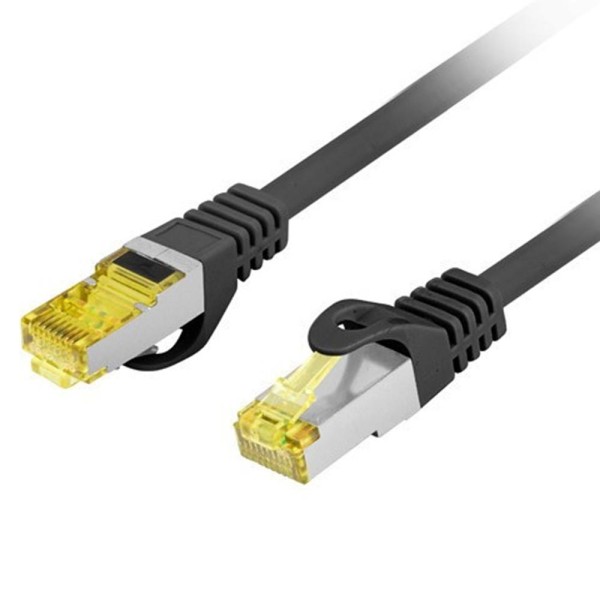 Cable red lanberg latiguillo cat.6a s - ftp lszh cu 1.5m negro fluke passed