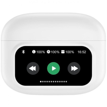 Auriculares Bluetooth Muvit For Change True Wireless Estéreo con estuche de carga/ Autonomía 6h/ Blancos