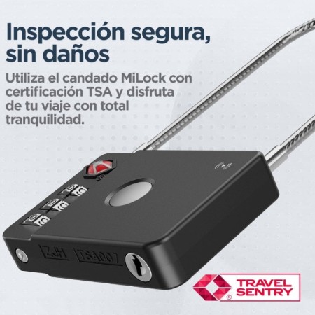 Candado Localizador Inteligente Muvit For Change MiLi MiLock Duo MCLOK0001/ Combinación de 3 Dígitos