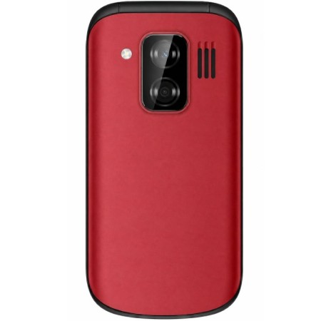 Teléfono Móvil Sunstech CELT24 para Personas Mayores/ Rojo
