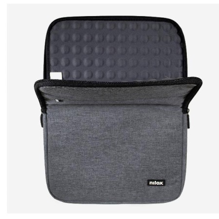Funda nilox sleeve para portatil 15.6 pulgadas gris