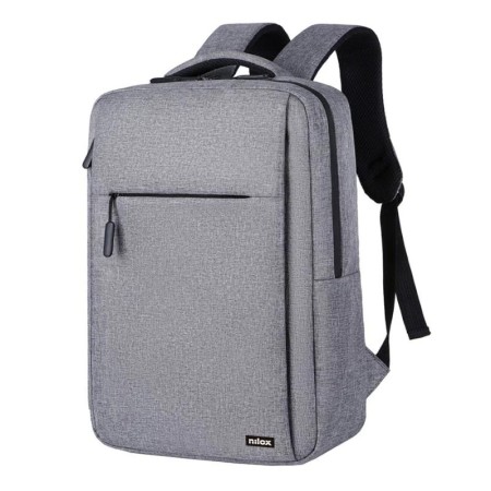 Mochila nilox nxbk035 para portatil 15.6 pulgadas gris
