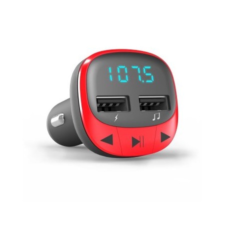 Energy sistem Car Transmitter FM Red (microSD,MP3)