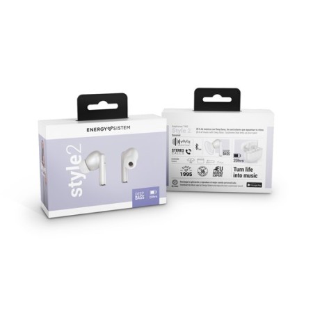 Auriculares micro energy sistem wireless s2 coco bluetooth 5.0 - hasta 20h - mic. integrado - usb tipo c