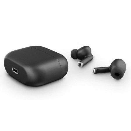 Auriculares micro energy sistem wireless s2 grafito bluetooth 5.0 - hasta 20h - mic. integrado - usb tipo c