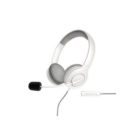 Auriculares micro energy sistem office 3 blanco supraural - 40mm - jack 3.5mm - antipop - 20hz - 32ohms