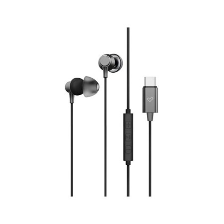 Auriculares energy sistem metallized usb tipo c negro