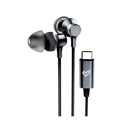 Auriculares energy sistem metallized usb tipo c negro